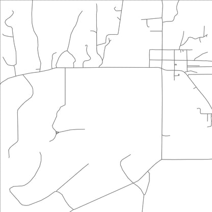 ROAD MAP OF RAMAH, NEW MEXICO BY MAPBAKES