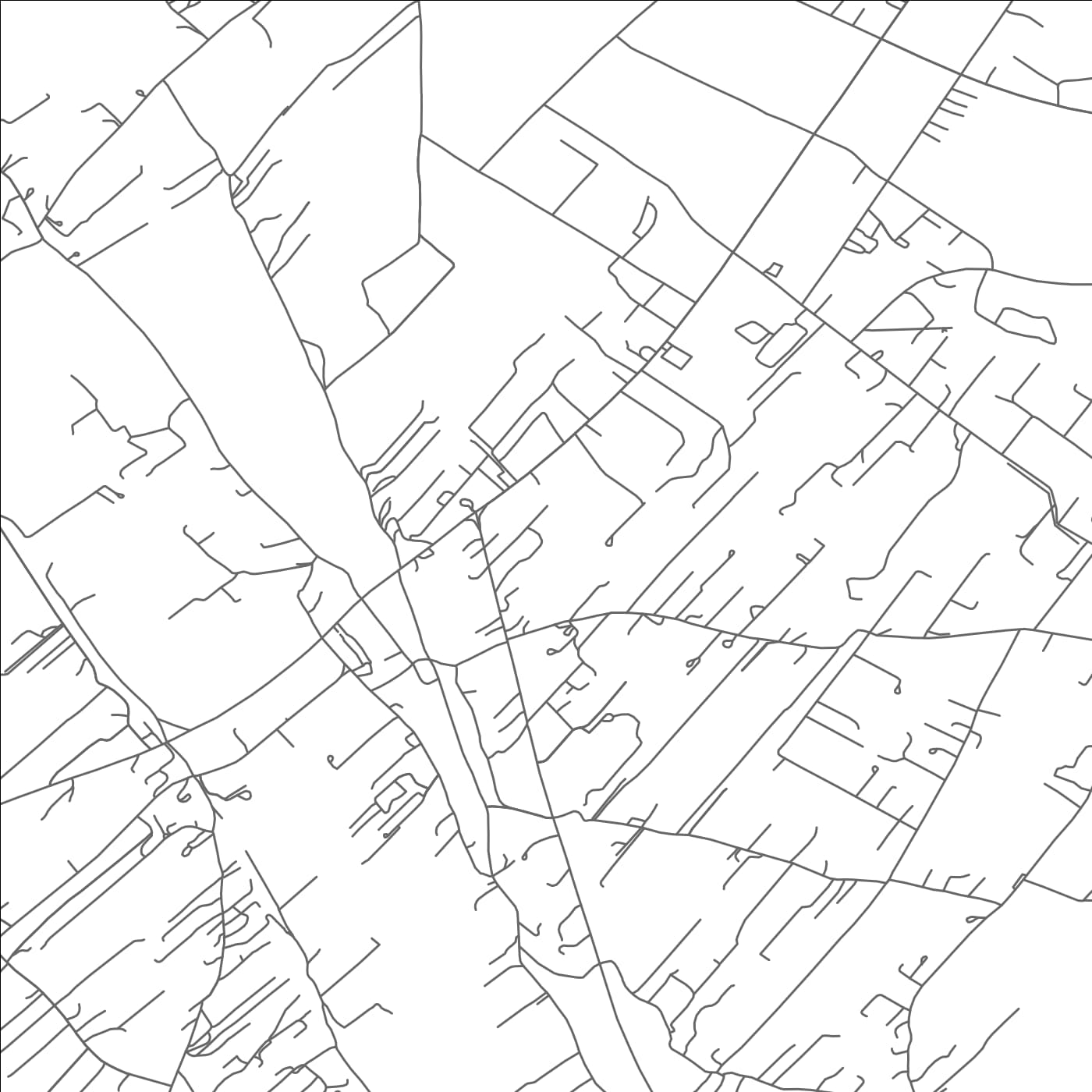 ROAD MAP OF RANCHOS DE TAOS, NEW MEXICO BY MAPBAKES