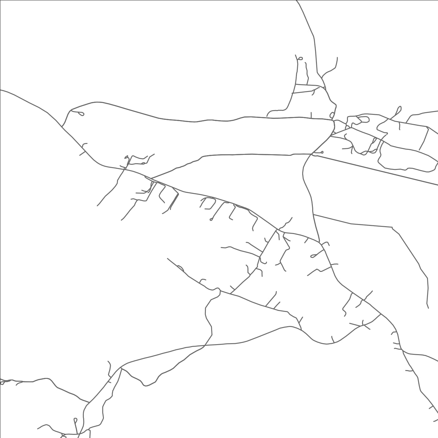 ROAD MAP OF RIO LUCIO, NEW MEXICO BY MAPBAKES