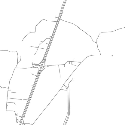 ROAD MAP OF SAN ACACIA, NEW MEXICO BY MAPBAKES