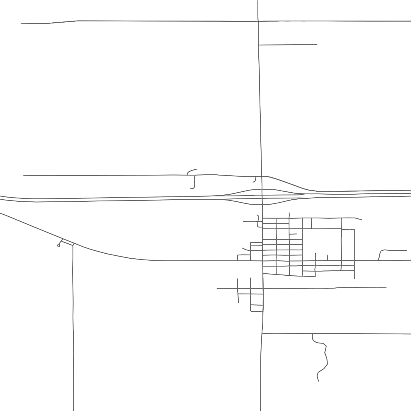 ROAD MAP OF SAN JON, NEW MEXICO BY MAPBAKES