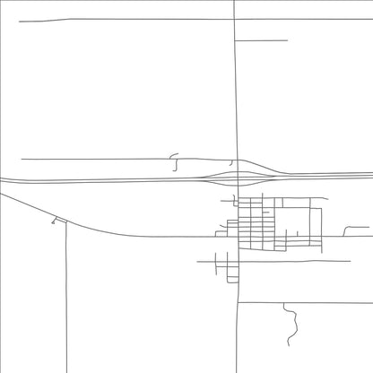 ROAD MAP OF SAN JON, NEW MEXICO BY MAPBAKES