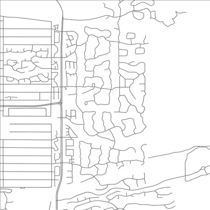 ROAD MAP OF SANDIA HEIGHTS, NEW MEXICO BY MAPBAKES