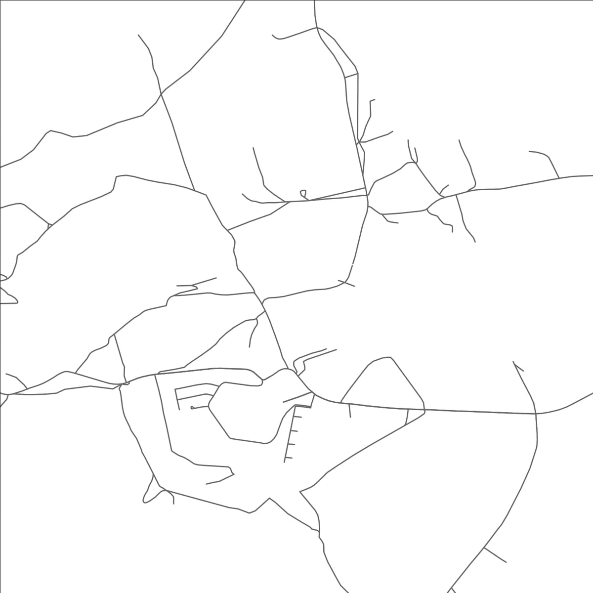 ROAD MAP OF SANOSTEE, NEW MEXICO BY MAPBAKES