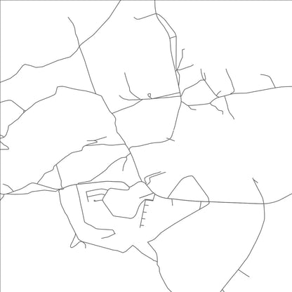 ROAD MAP OF SANOSTEE, NEW MEXICO BY MAPBAKES