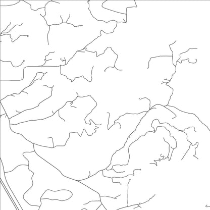 ROAD MAP OF SANTA FE FOOTHILLS, NEW MEXICO BY MAPBAKES