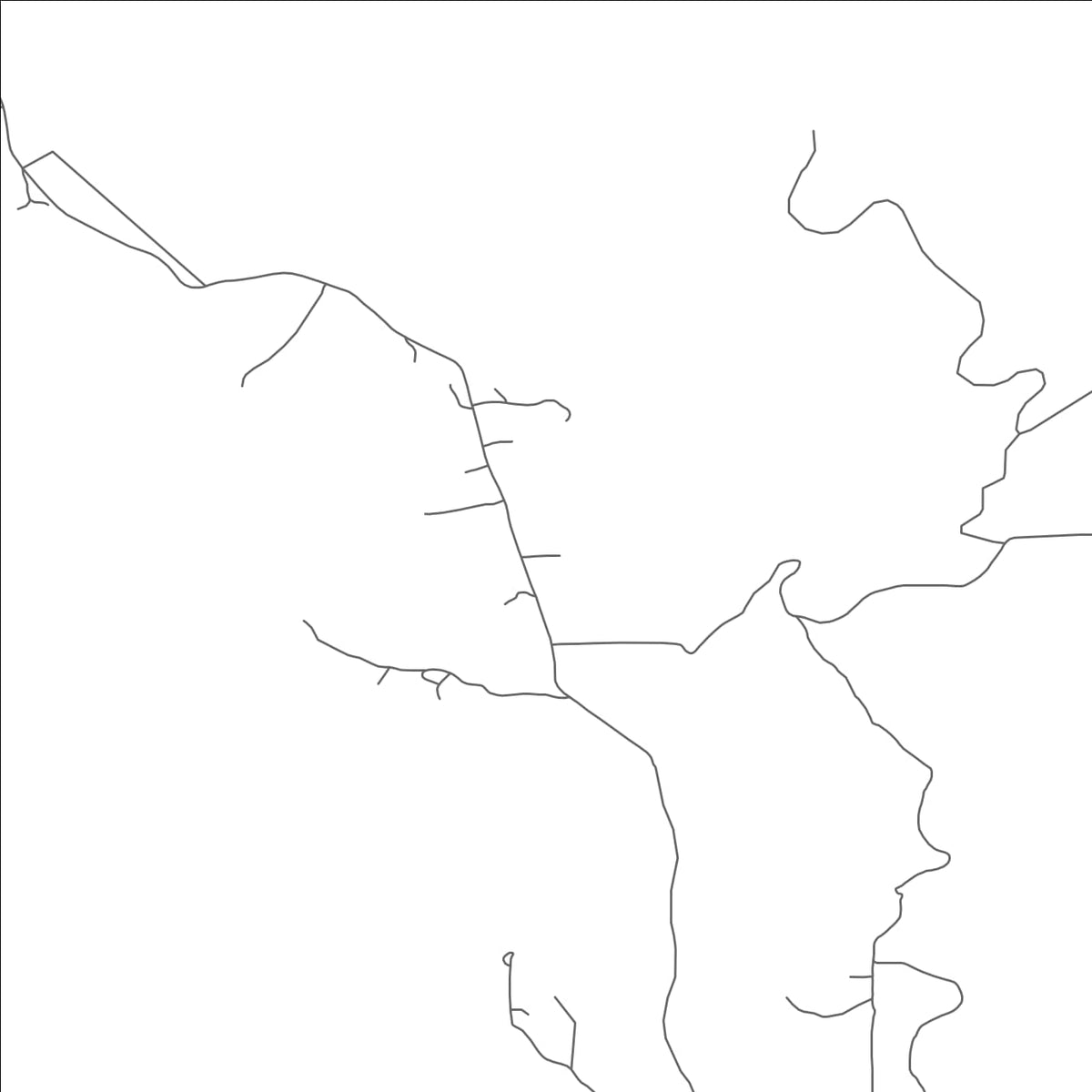 ROAD MAP OF SENA, NEW MEXICO BY MAPBAKES