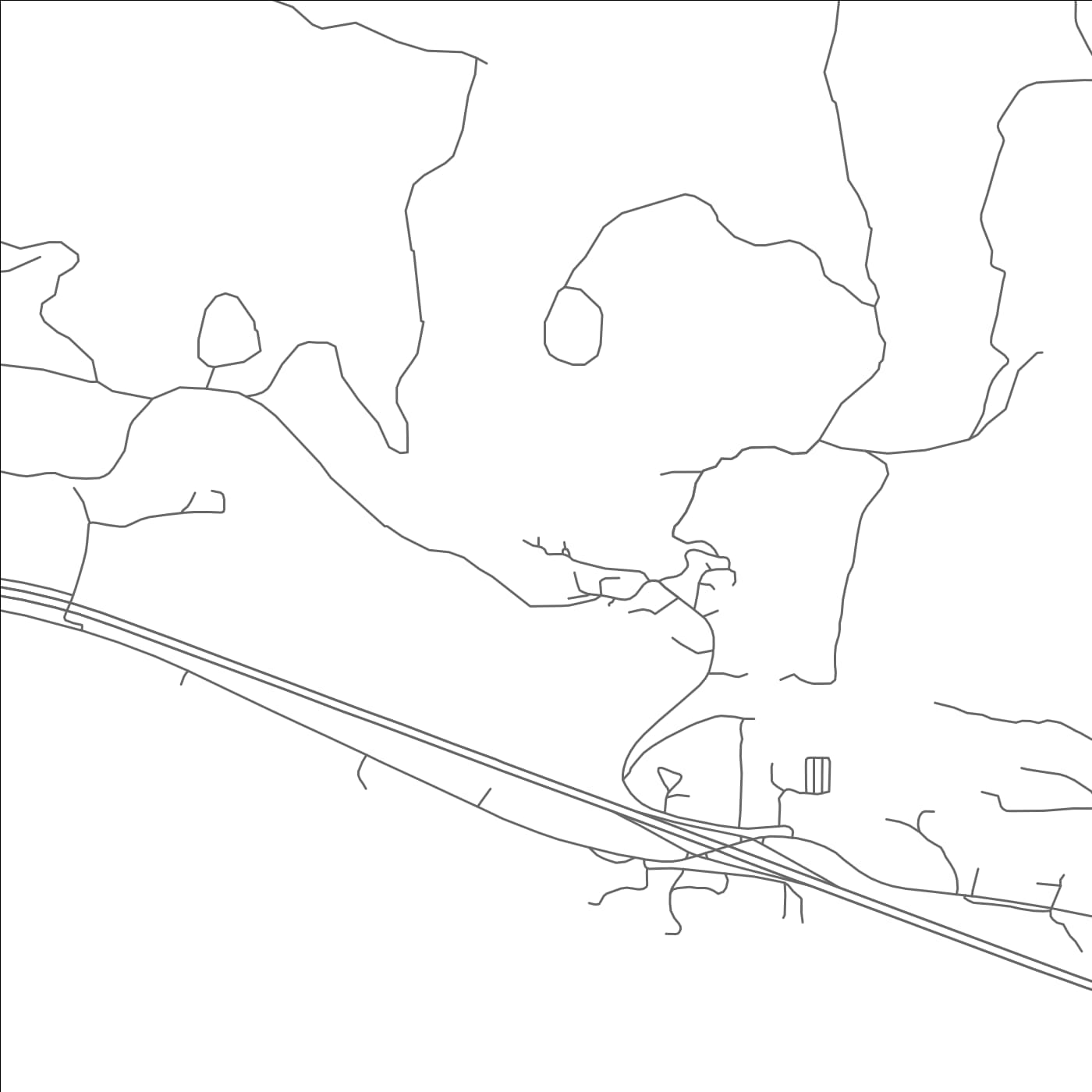 ROAD MAP OF SOHAM, NEW MEXICO BY MAPBAKES