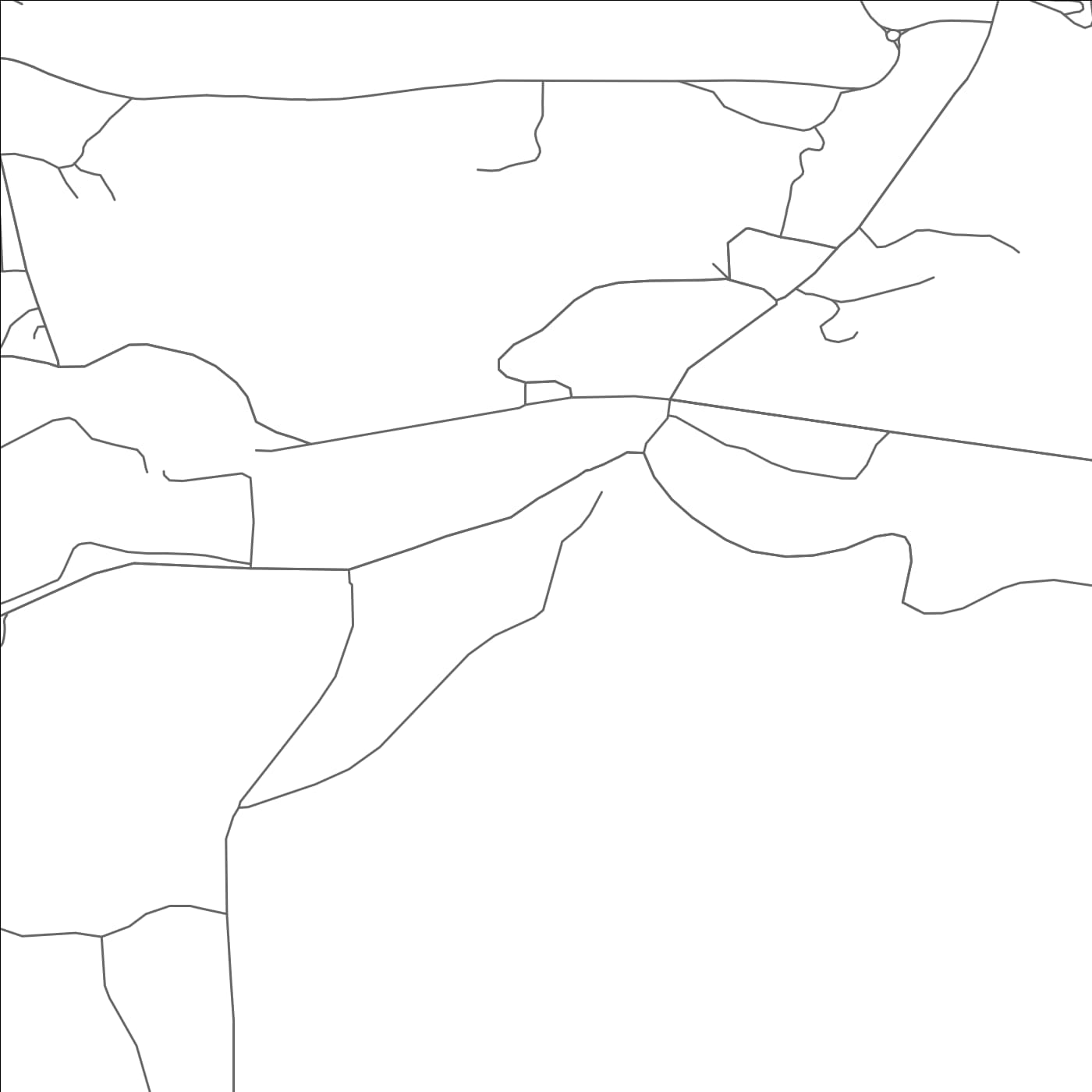 ROAD MAP OF SOUTH ACOMITA VILLAGE, NEW MEXICO BY MAPBAKES