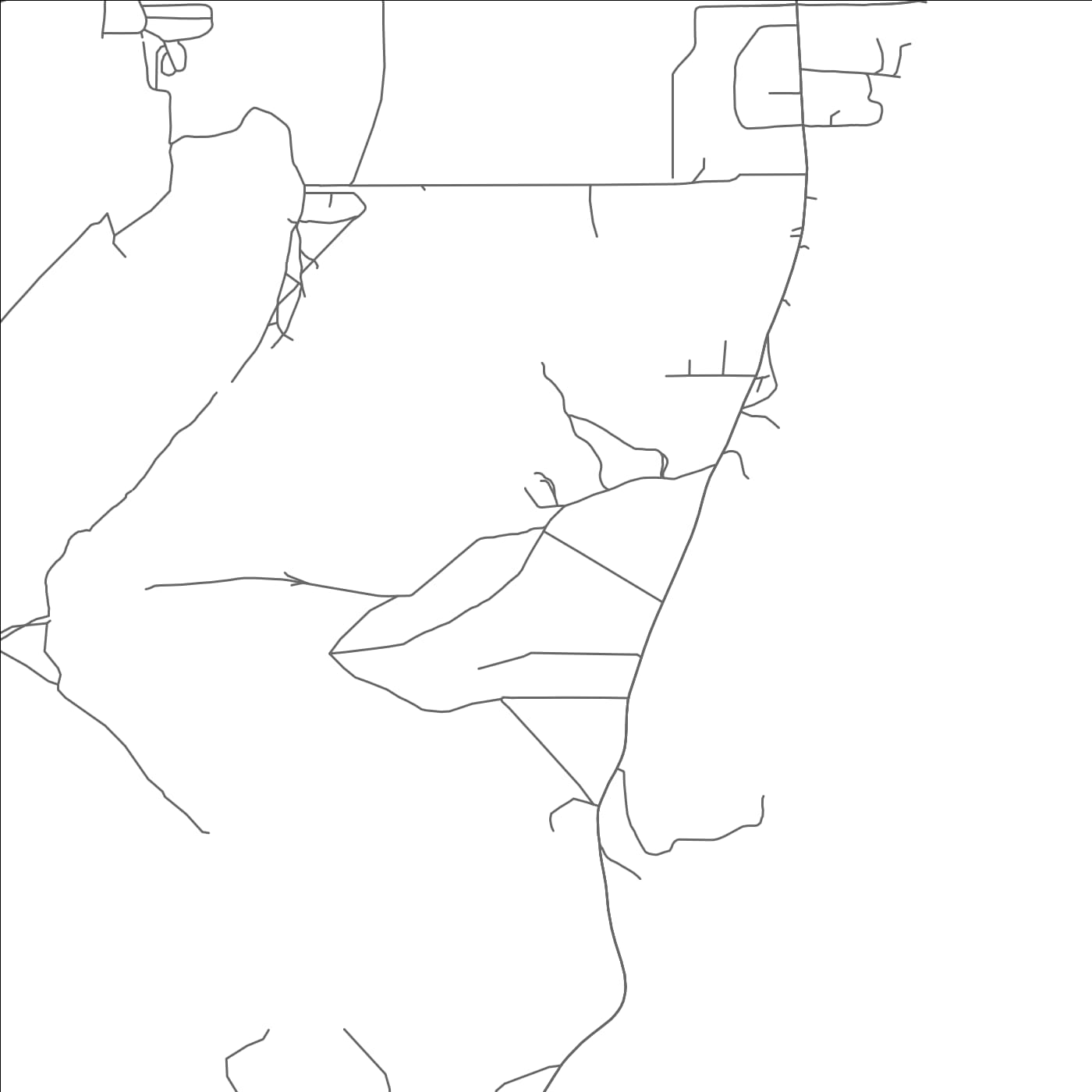 ROAD MAP OF SUNDANCE, NEW MEXICO BY MAPBAKES