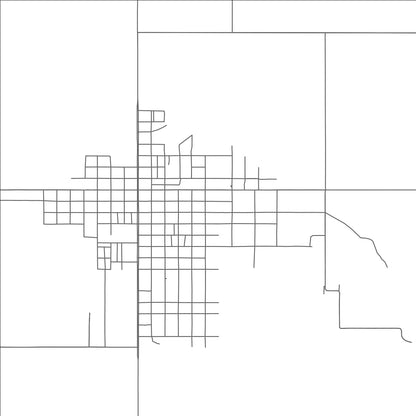 ROAD MAP OF TATUM, NEW MEXICO BY MAPBAKES