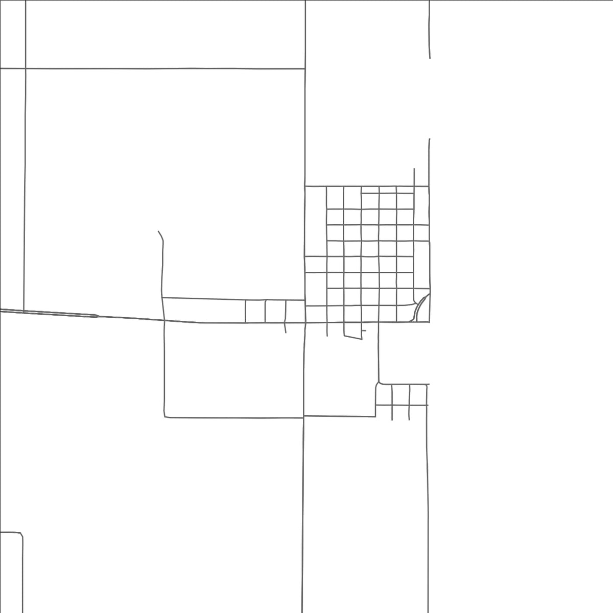 ROAD MAP OF TEXICO, NEW MEXICO BY MAPBAKES