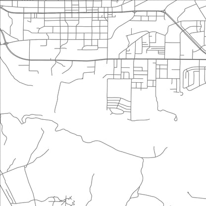 ROAD MAP OF TOTAH VISTA, NEW MEXICO BY MAPBAKES