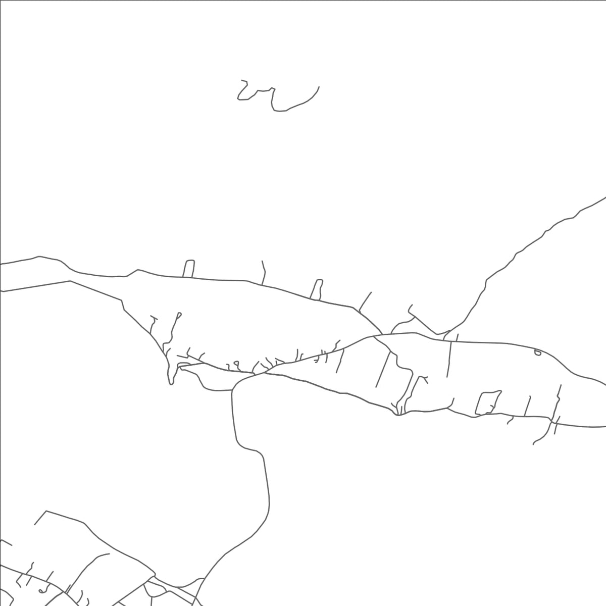ROAD MAP OF VADITO, NEW MEXICO BY MAPBAKES