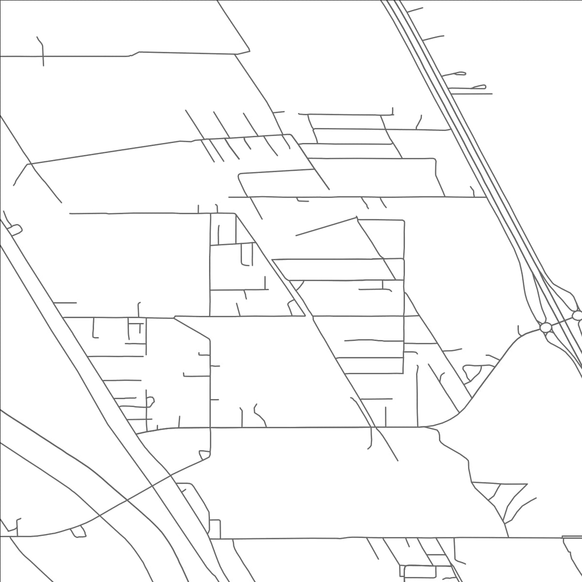 ROAD MAP OF VADO, NEW MEXICO BY MAPBAKES