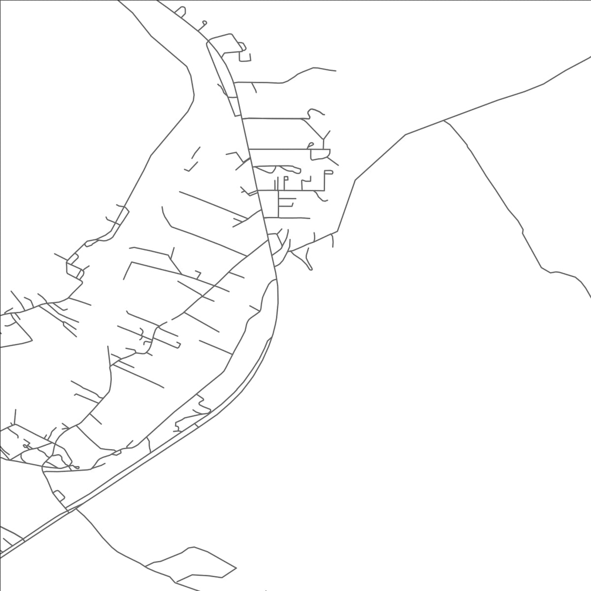 ROAD MAP OF VELARDE, NEW MEXICO BY MAPBAKES