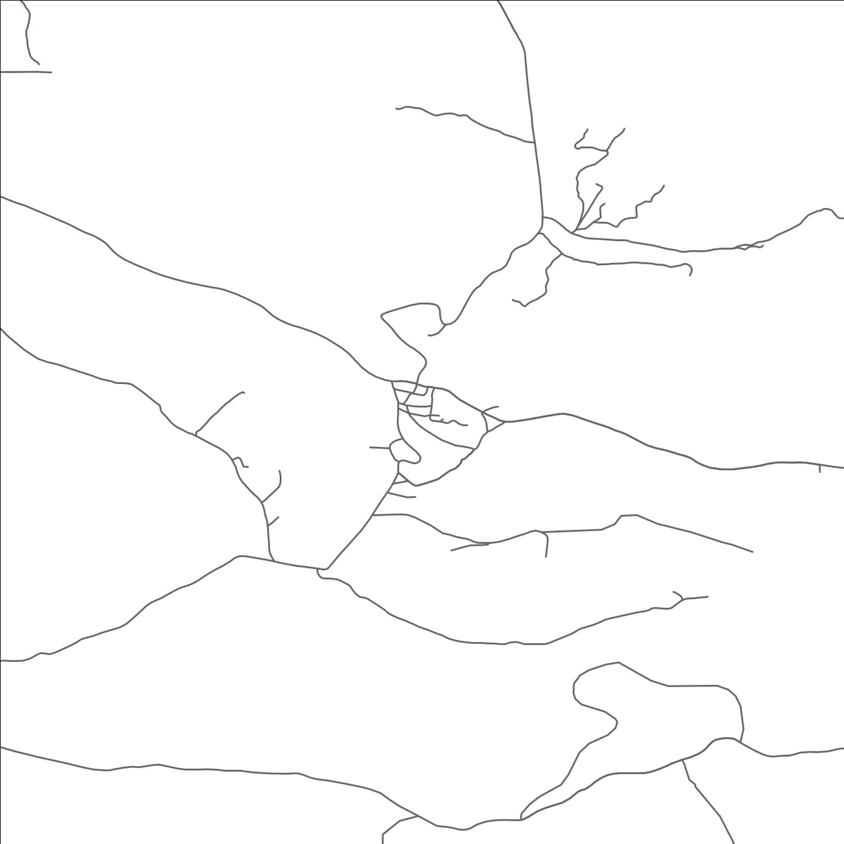 ROAD MAP OF VILLANUEVA, NEW MEXICO BY MAPBAKES