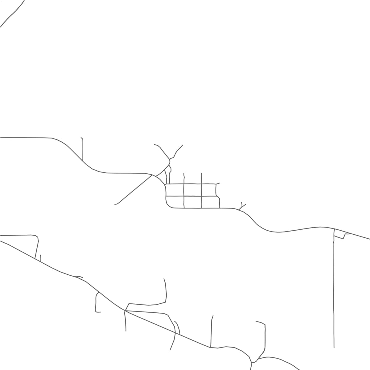 ROAD MAP OF VIRDEN, NEW MEXICO BY MAPBAKES