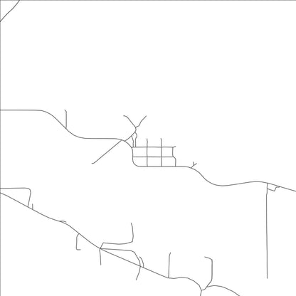 ROAD MAP OF VIRDEN, NEW MEXICO BY MAPBAKES