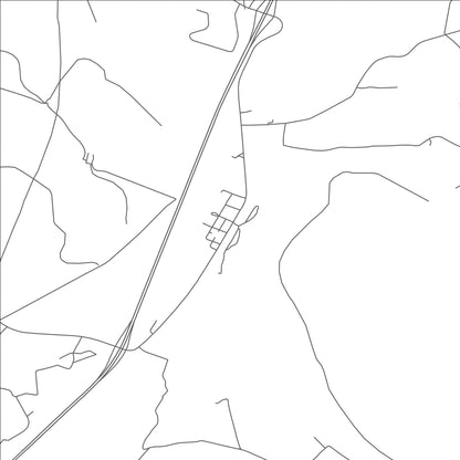 ROAD MAP OF WATROUS, NEW MEXICO BY MAPBAKES