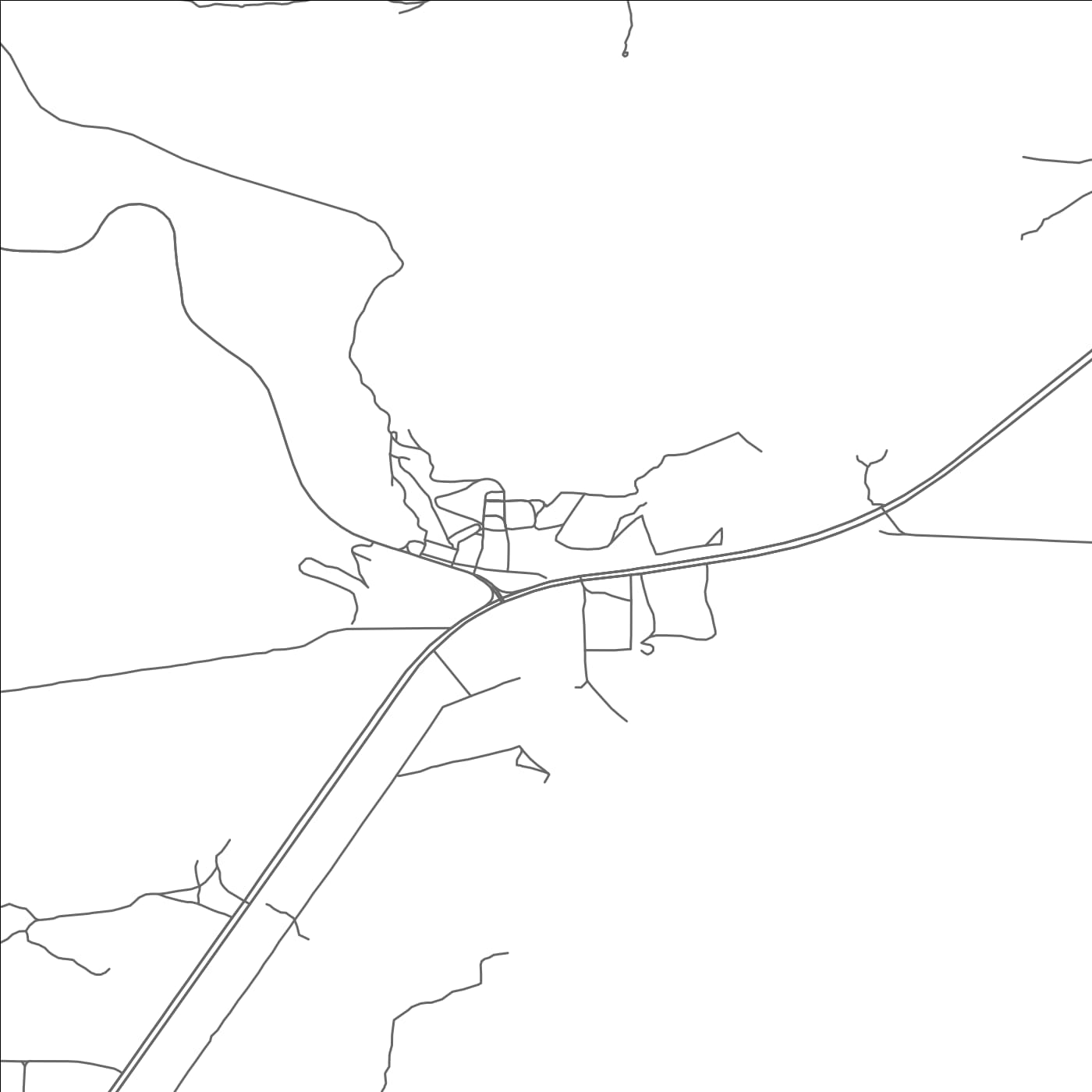 ROAD MAP OF WHITES CITY, NEW MEXICO BY MAPBAKES