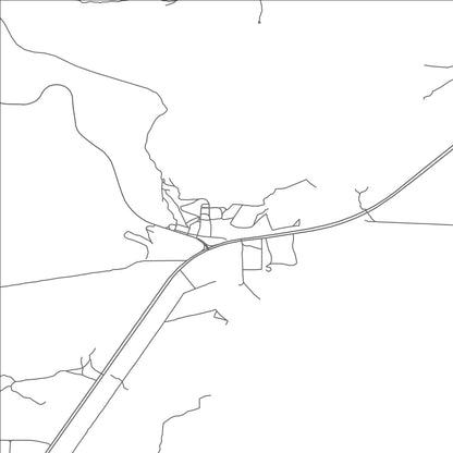 ROAD MAP OF WHITES CITY, NEW MEXICO BY MAPBAKES