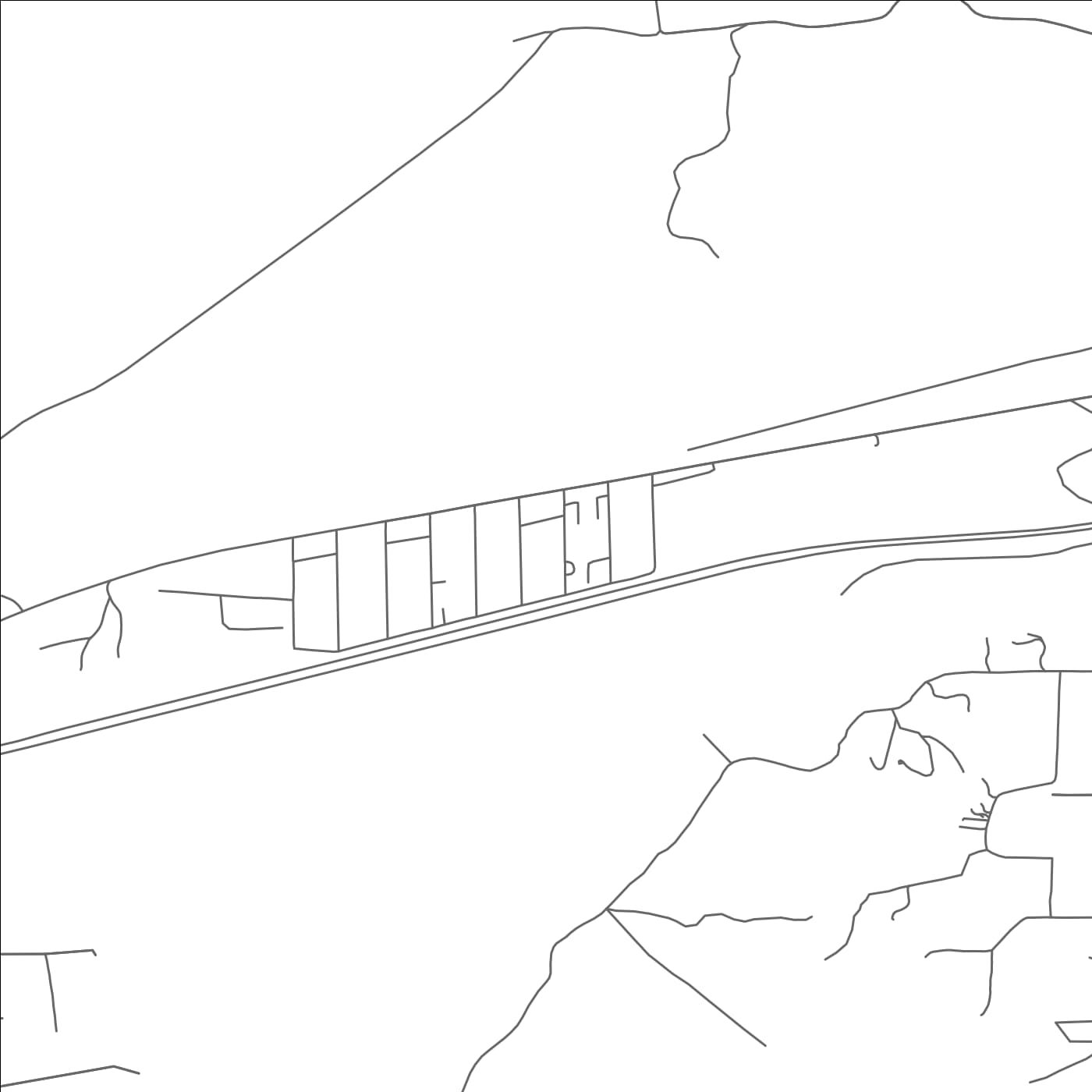 ROAD MAP OF WILLIAMS ACRES, NEW MEXICO BY MAPBAKES