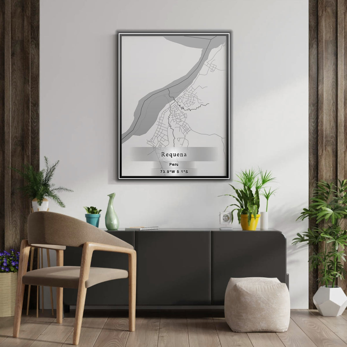 ROAD MAP OF REQUENA, PERU BY MAPBAKES