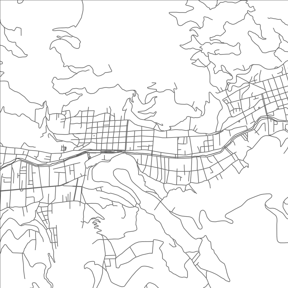 ROAD MAP OF ANDAHUAYLAS, PERU BY MAPBAKES