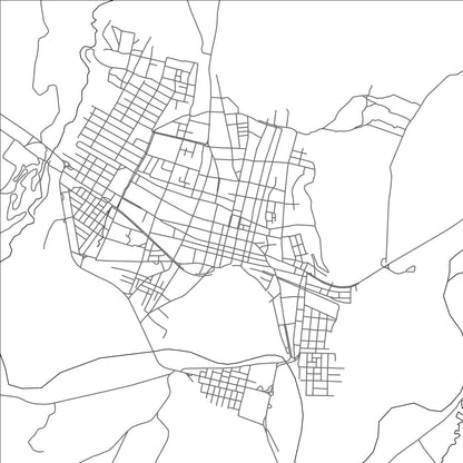 ROAD MAP OF AYAVIRI, PERU BY MAPBAKES