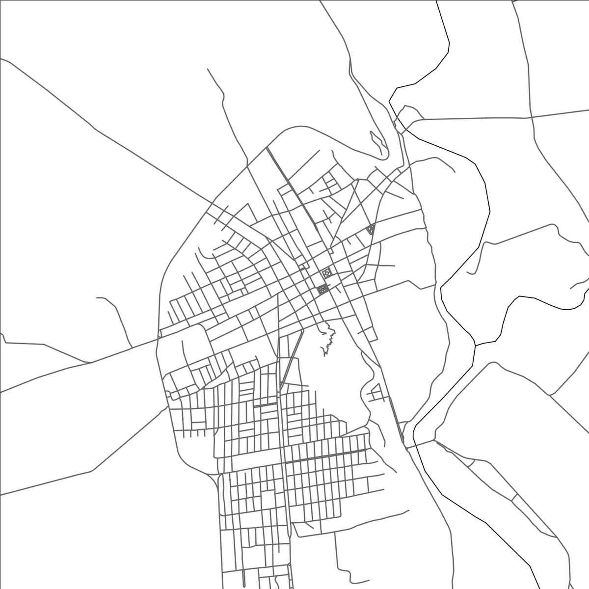 ROAD MAP OF AZANGARO, PERU BY MAPBAKES