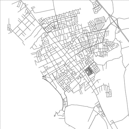 ROAD MAP OF BARRANCA, PERU BY MAPBAKES