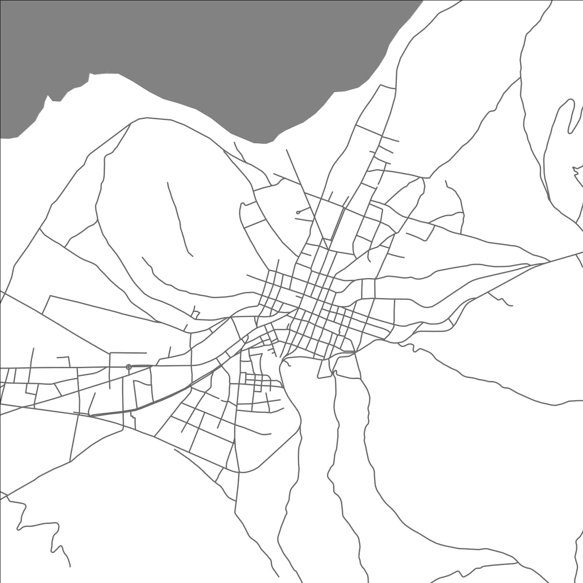 ROAD MAP OF JULI, PERU BY MAPBAKES