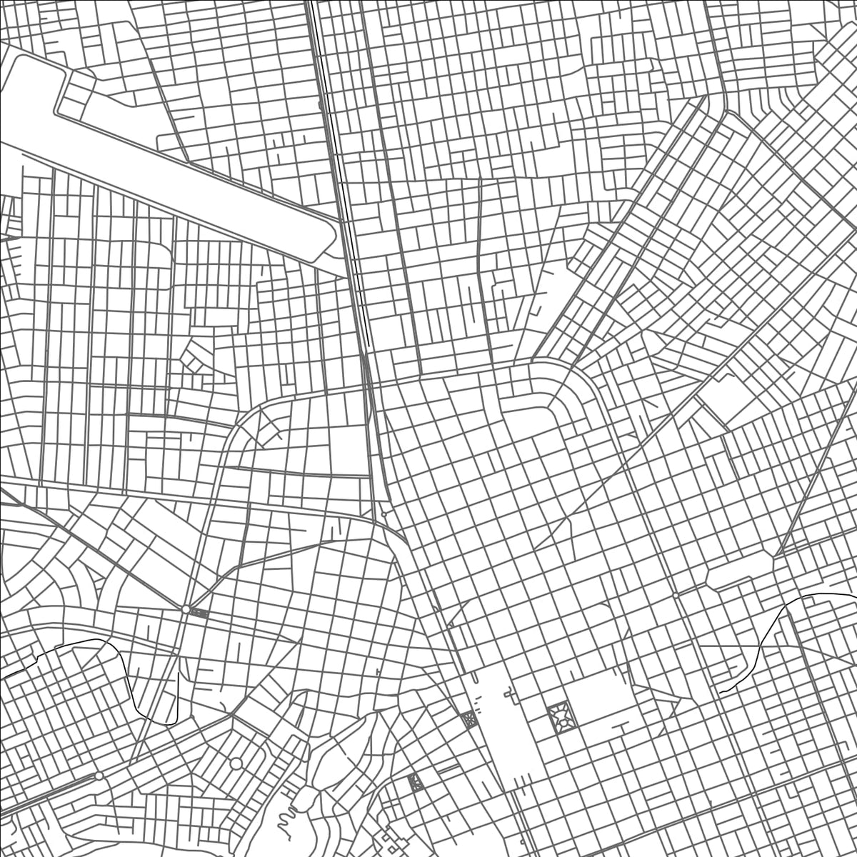 ROAD MAP OF JULIACA, PERU BY MAPBAKES