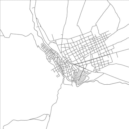 ROAD MAP OF MACUSANI, PERU BY MAPBAKES