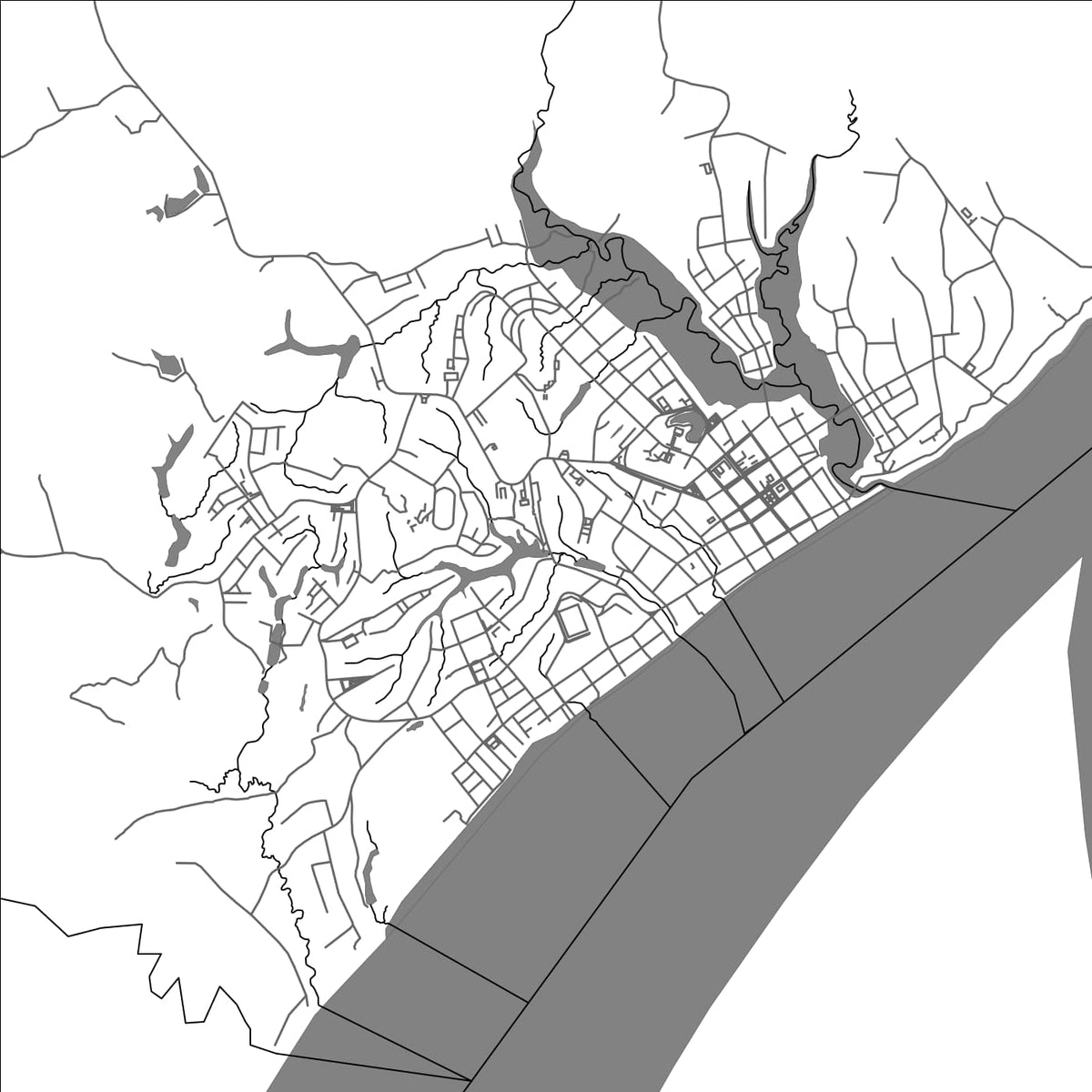 ROAD MAP OF NAUTA, PERU BY MAPBAKES