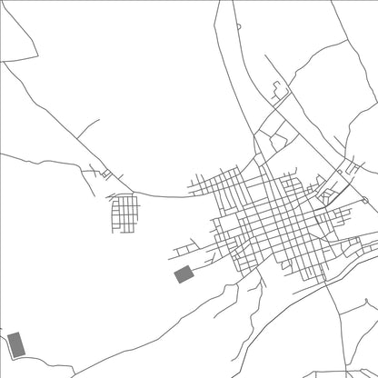 ROAD MAP OF OLMOS, PERU BY MAPBAKES