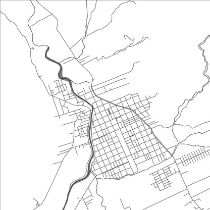ROAD MAP OF OXAPAMPA, PERU BY MAPBAKES
