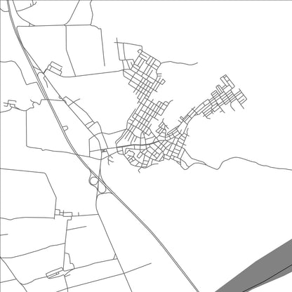 ROAD MAP OF PATIVILCA, PERU BY MAPBAKES