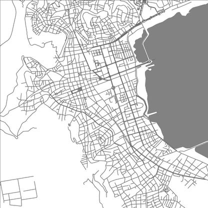 ROAD MAP OF PUNO, PERU BY MAPBAKES