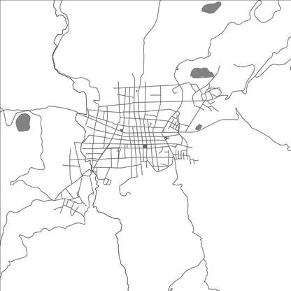 ROAD MAP OF PUQUIO, PERU BY MAPBAKES