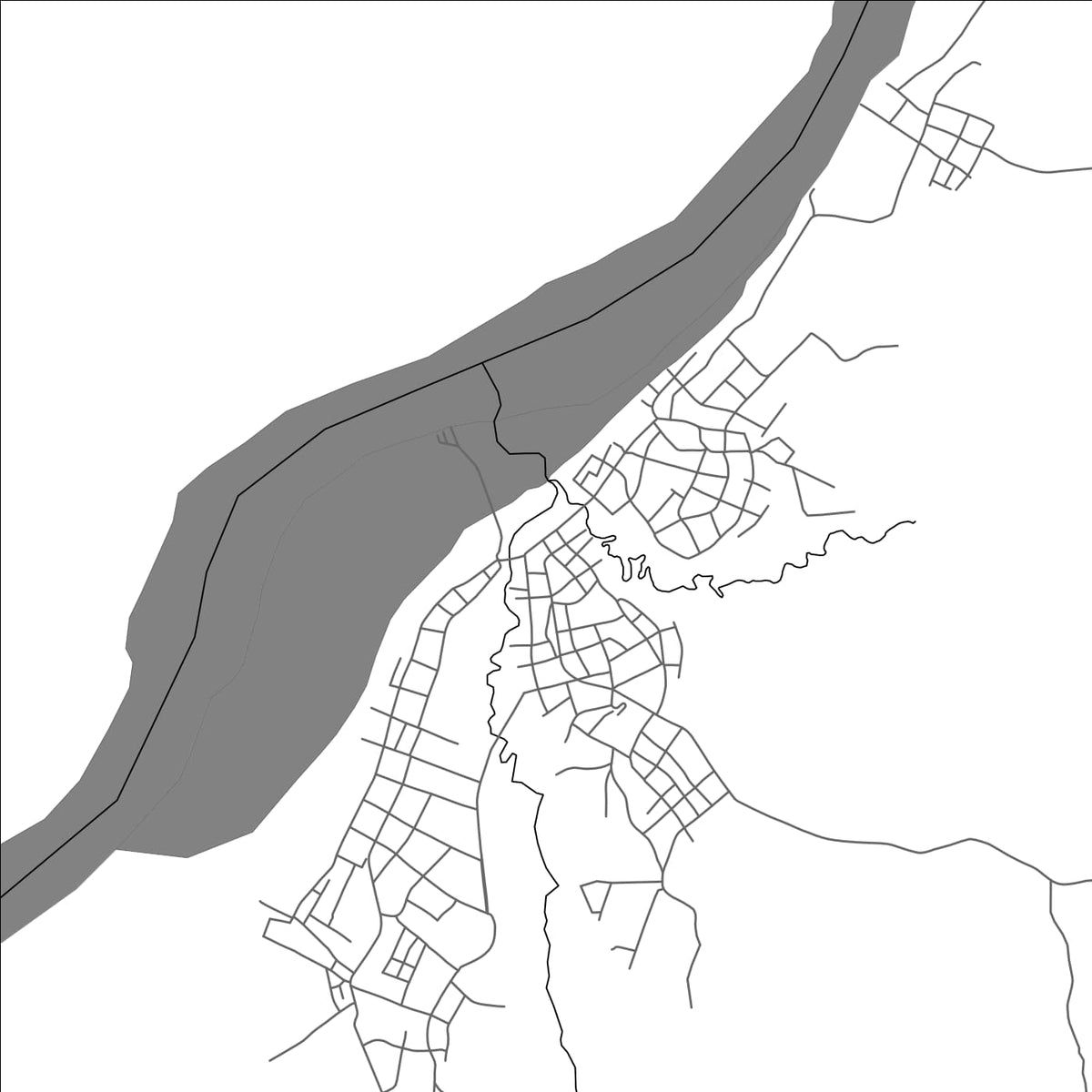 ROAD MAP OF REQUENA, PERU BY MAPBAKES