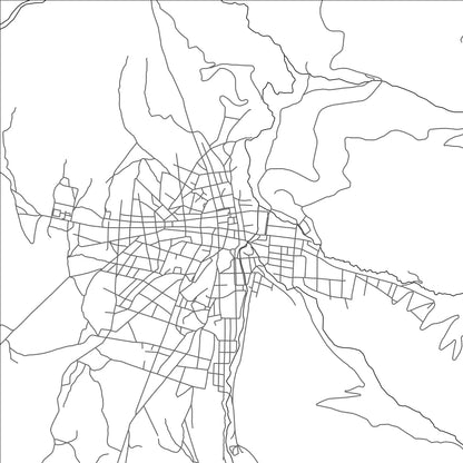 ROAD MAP OF SANTO TOMAS, PERU BY MAPBAKES