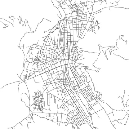 ROAD MAP OF SICUANI, PERU BY MAPBAKES