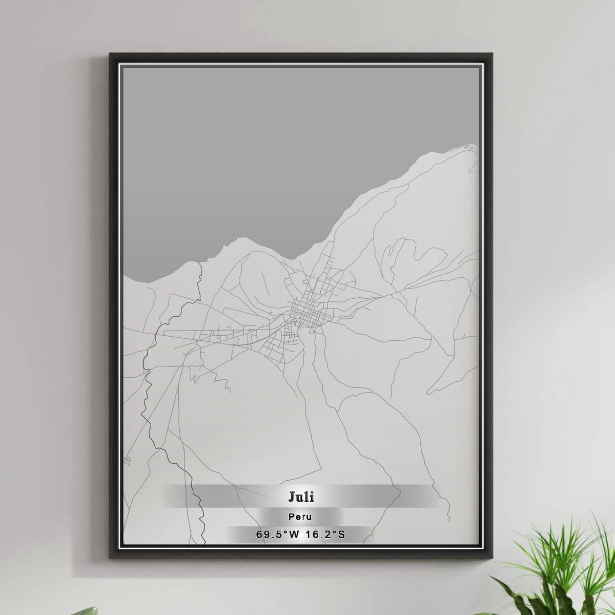 ROAD MAP OF JULI, PERU BY MAPBAKES