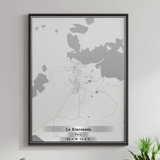 ROAD MAP OF LA RINCONADA, PERU BY MAPBAKES