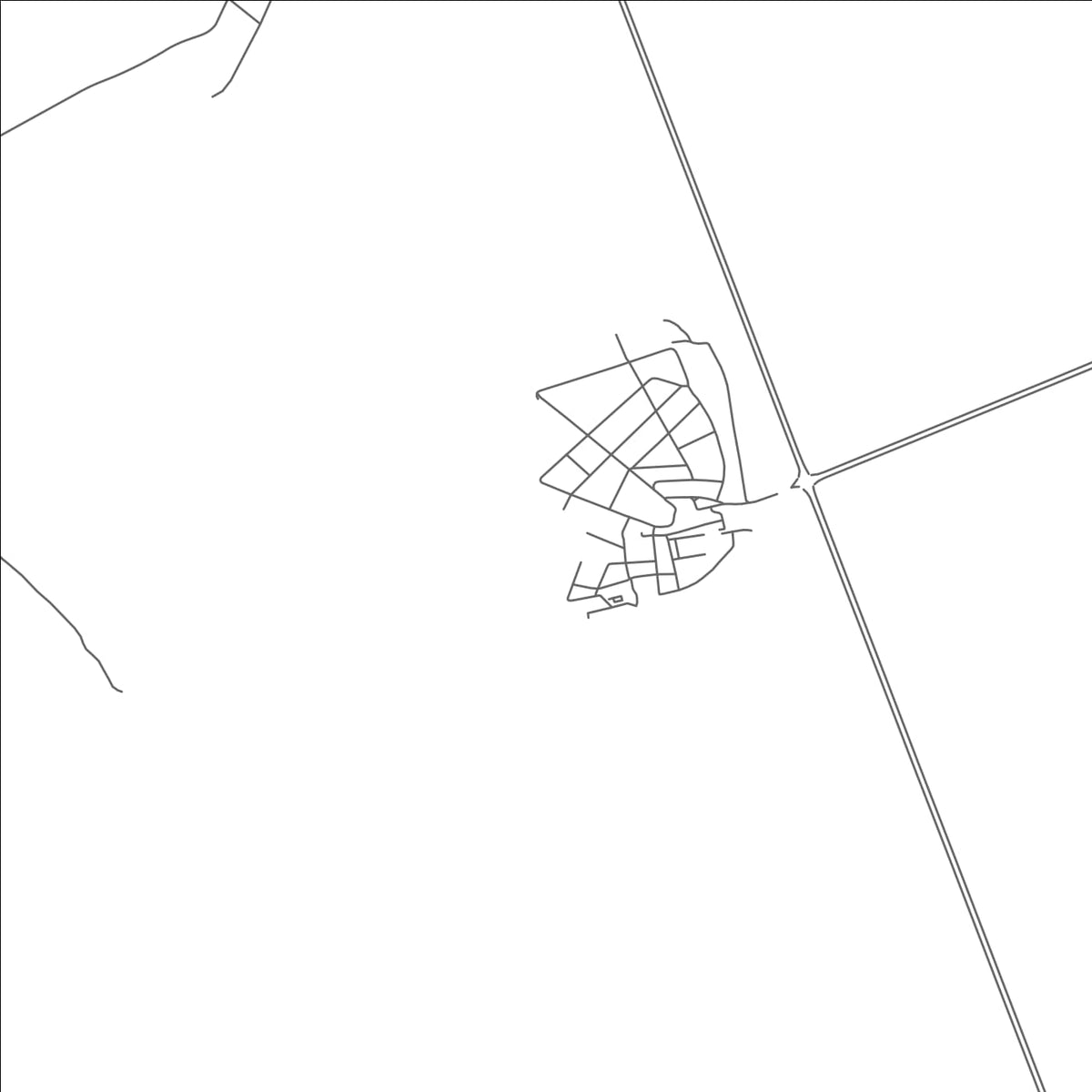 ROAD MAP OF AL WABRAH, QATAR BY MAPBAKES
