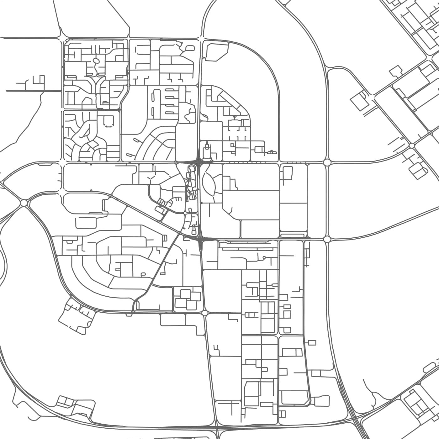 ROAD MAP OF MUSAY‘ĪD, QATAR BY MAPBAKES