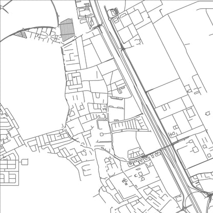 ROAD MAP OF THU‘AYLIB, QATAR BY MAPBAKES