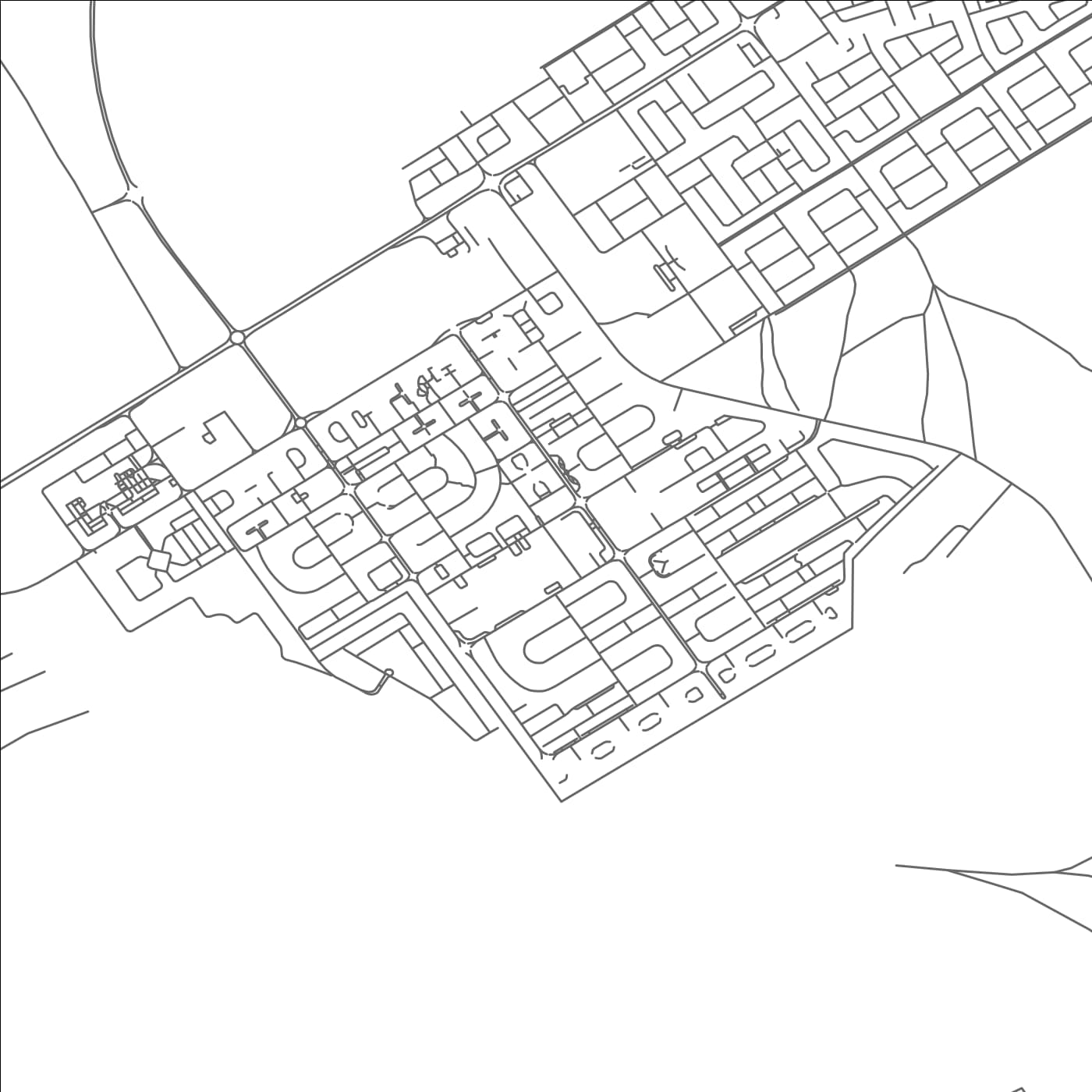 ROAD MAP OF UMM ‘ANĪQ, QATAR BY MAPBAKES